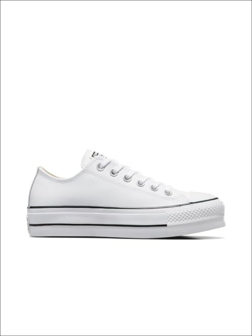 Converse Chuck Taylor All Star Low Top Platform Leather Sneakers